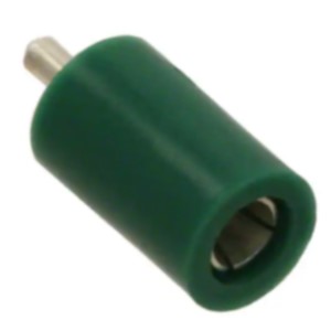 105-0854-001 GREEN VERTICAL TEST JACK